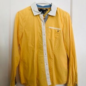 TOMMY HILFIGER YELLOW BUTTON DOWN